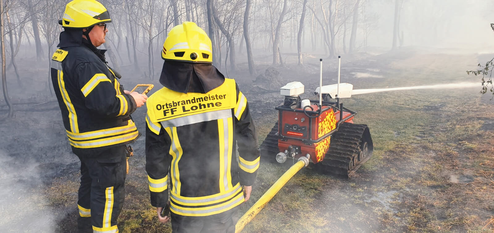 Operation – moorland blaze on Südlohner Moor
